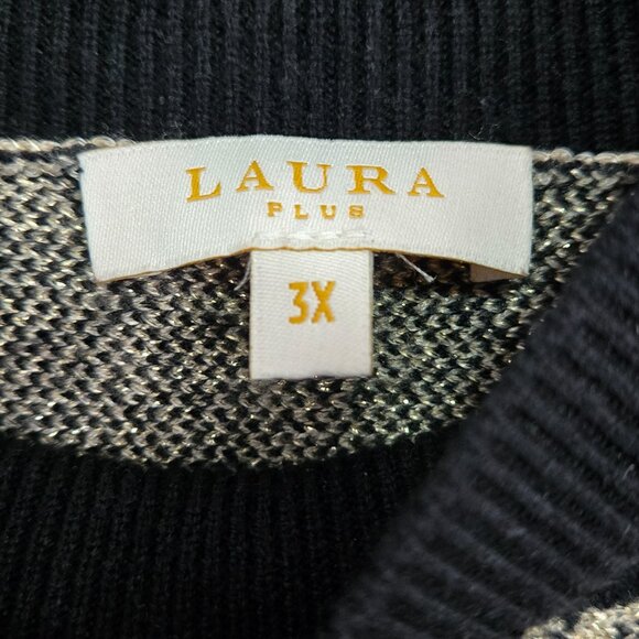 Laura Plus Gold Black Ombre Sweater - Picture 2 of 5